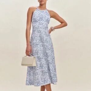 Reformation Yuliy Linen Dress In Chloe, brand new without tagsn never worn.